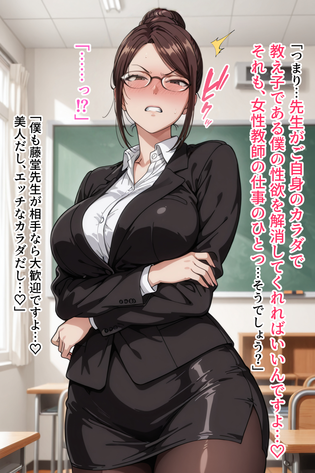 僕の催●ハーレム4 〜女教師編 厳しい先生も優しい人妻先生もまとめて僕の生オナホ〜47