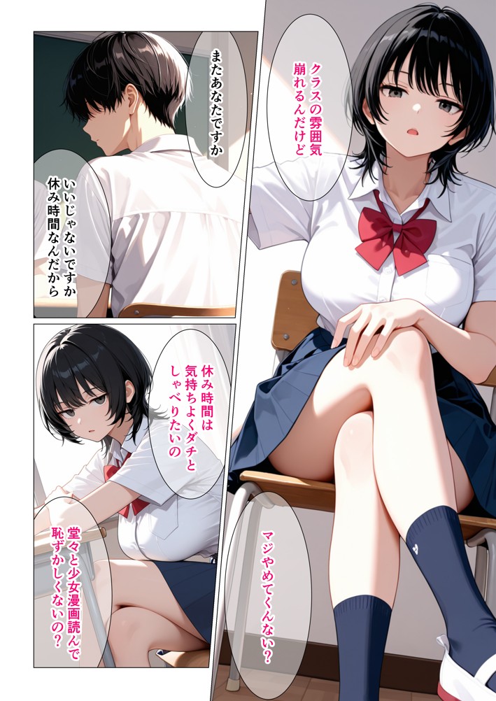 隠れオタクな一軍ギャルの秘密を受け入れたら、マンガの続きをセックスで実演する事になった15
