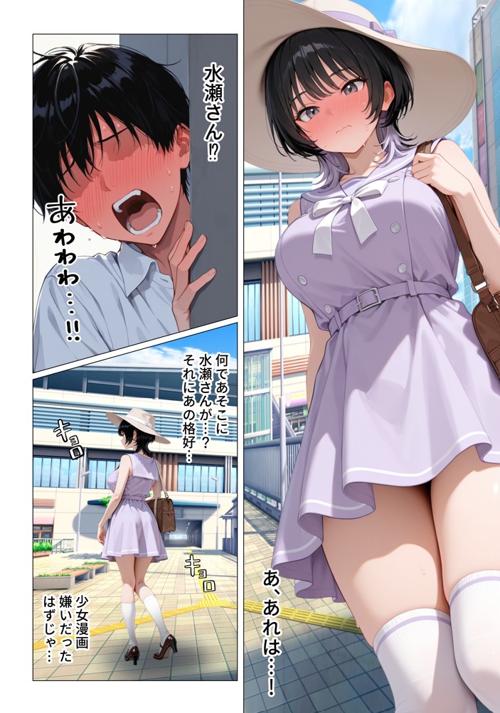 隠れオタクな一軍ギャルの秘密を受け入れたら、マンガの続きをセックスで実演する事になった30