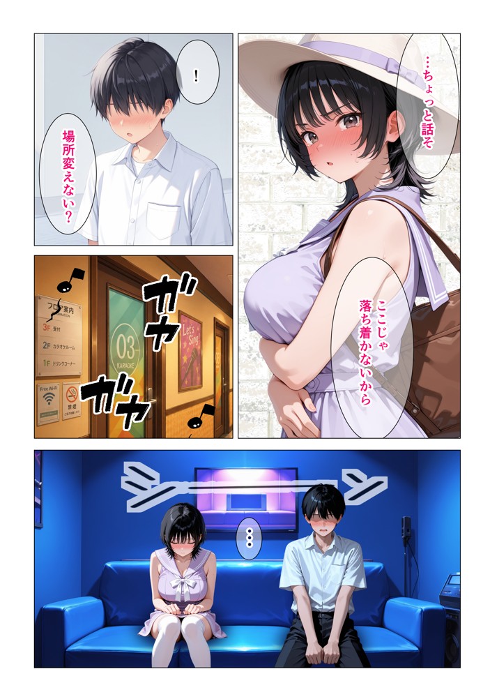 隠れオタクな一軍ギャルの秘密を受け入れたら、マンガの続きをセックスで実演する事になった35