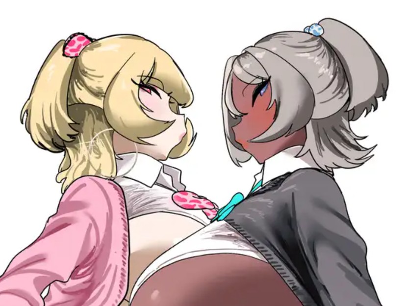 Mカップギャル VS Uカップギャル1