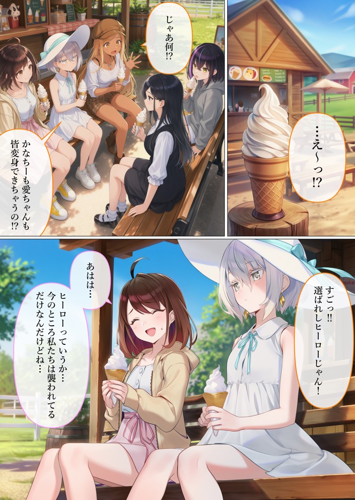 魔法少女WISHES 搾乳牧場編 笑花＆叶BAD30