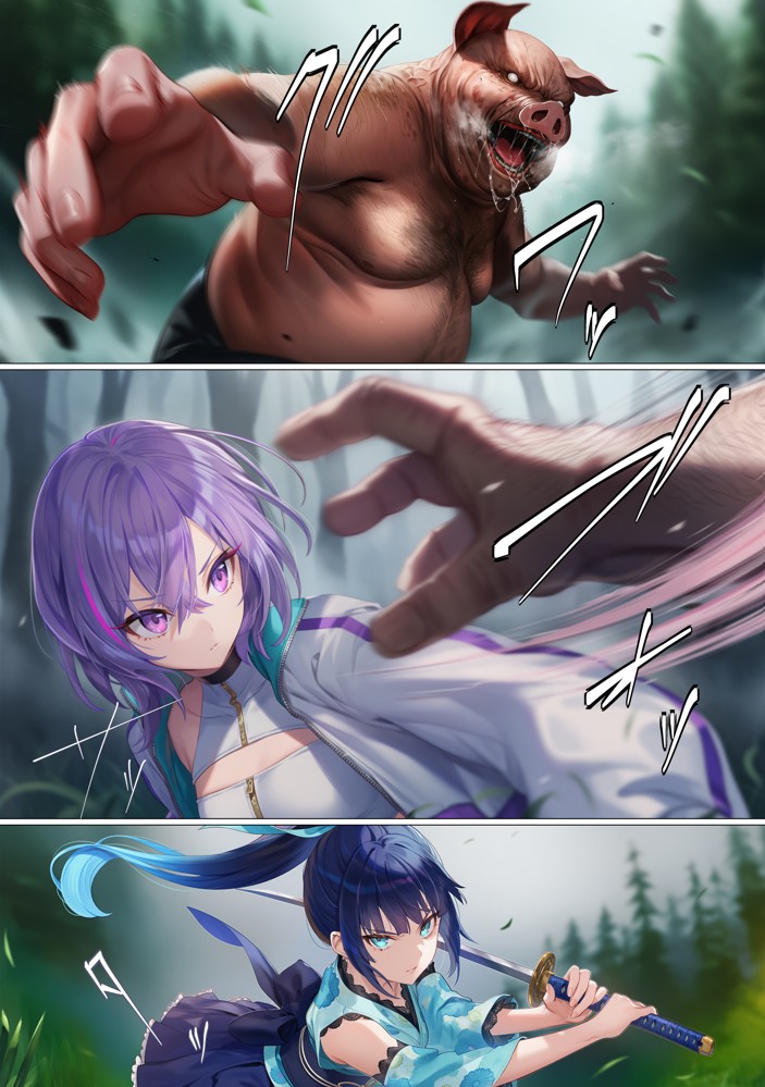 魔法少女WISHES 搾乳牧場編 笑花＆叶BAD62