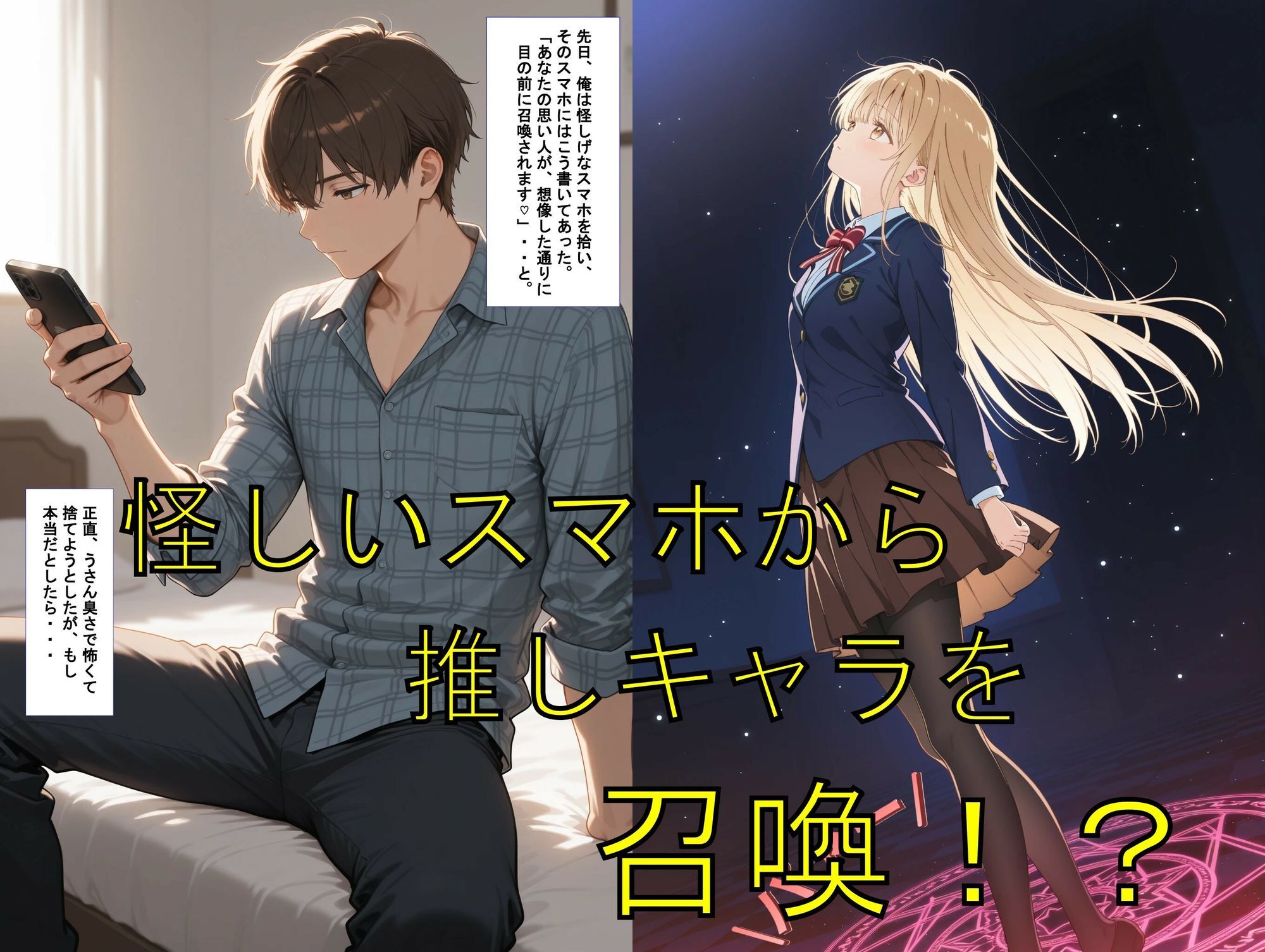推しキャラ召喚した俺！ 天使様のような可愛い美少女とラブラブな時間を 〜椎〇 真昼〜ver2