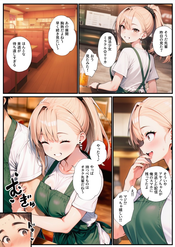オタクの俺がバイト先でハーレムセックスしまくった話16