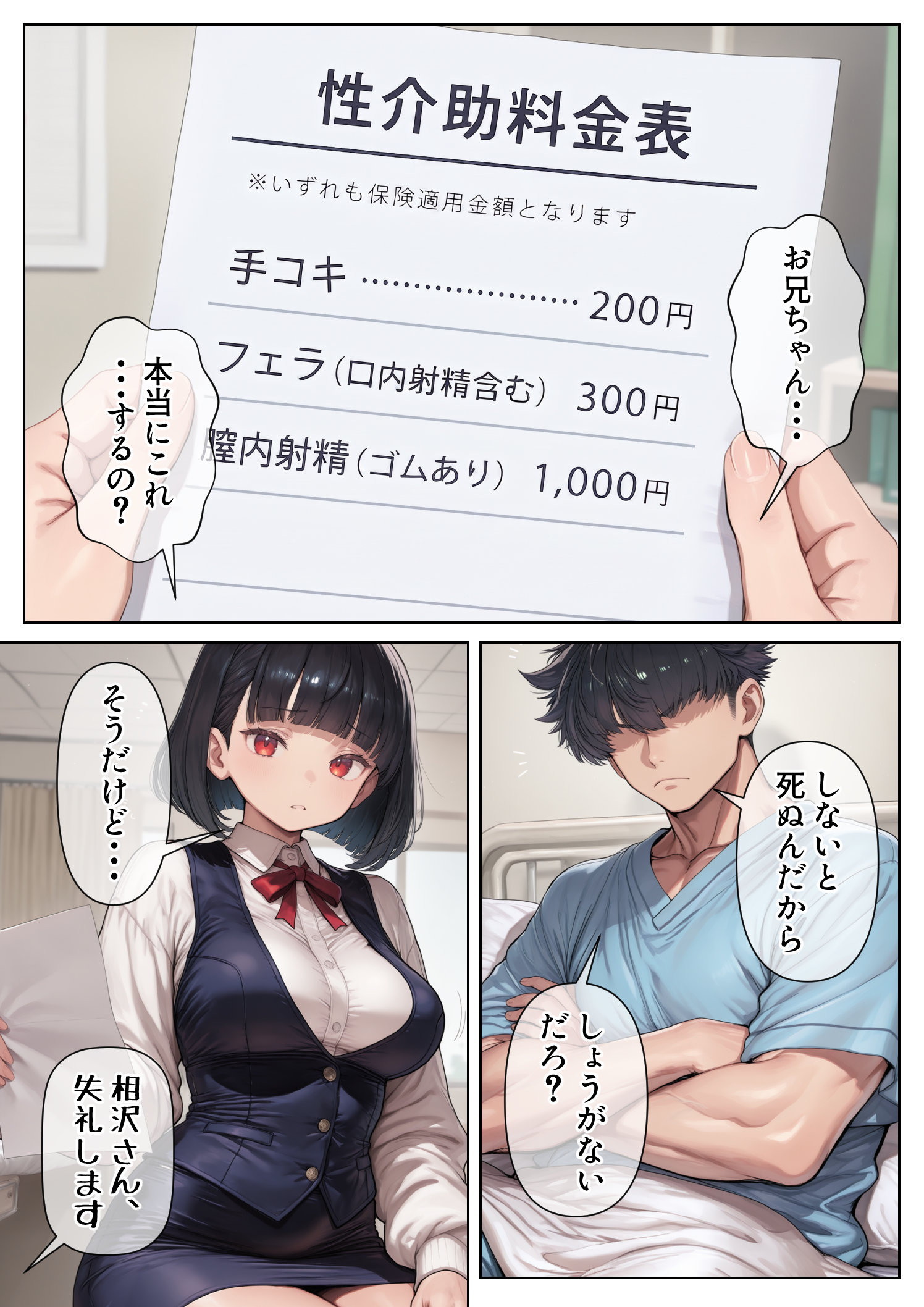 シコシコしてもらわないと金玉が爆発する病気 〜美人ナースたちによる濃厚搾精治療〜11
