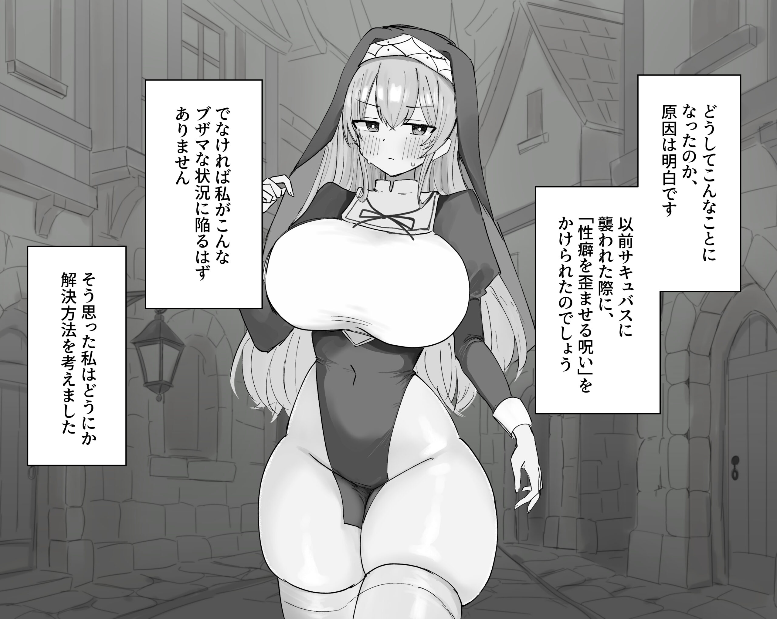 敗北妄想シスターのクリ責めマゾ治療22