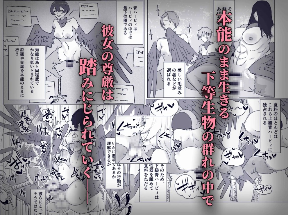 最強女騎士ふたなりハーピィ化3