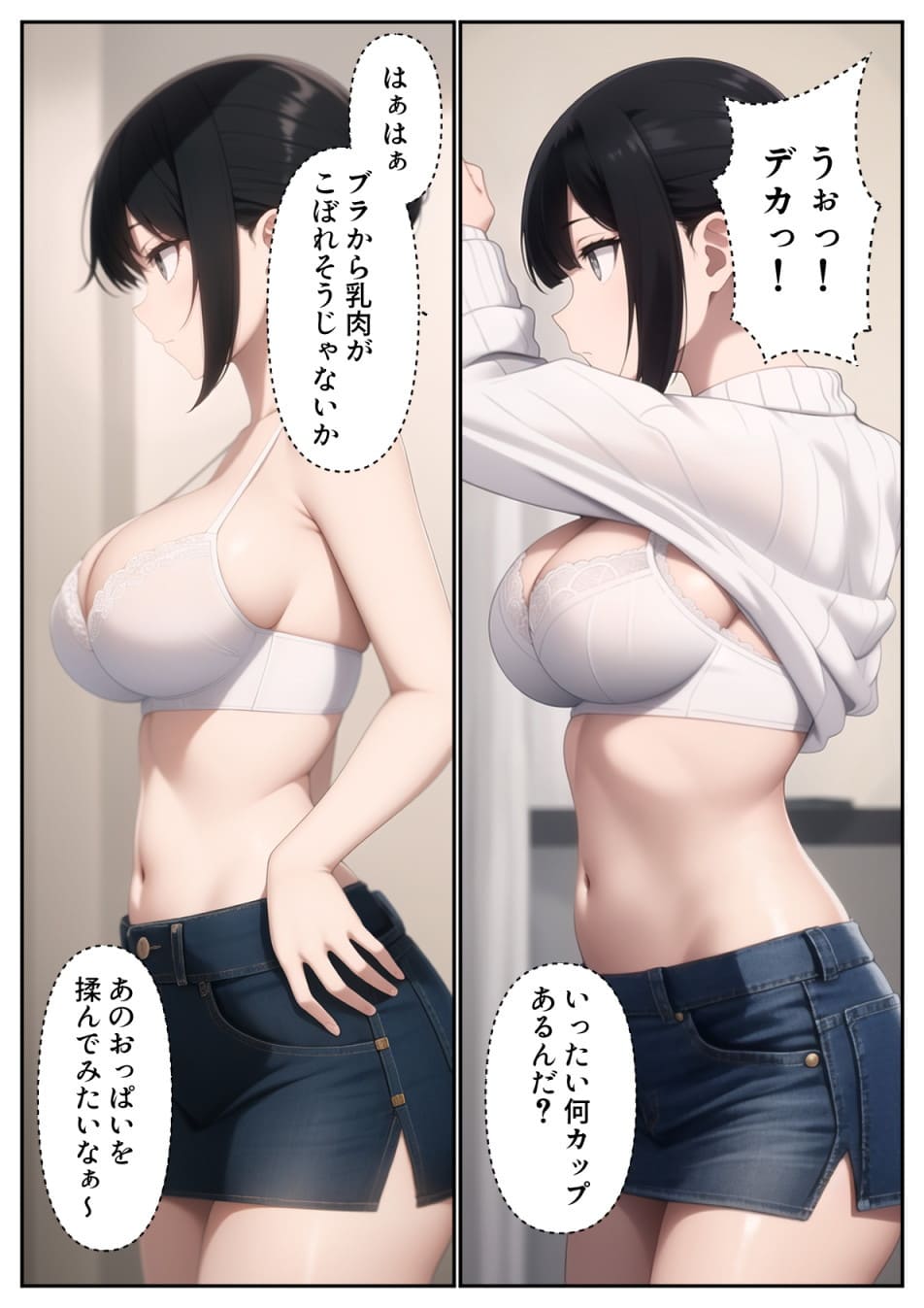 爆乳陰キャ妹に一緒にお風呂に入ろうとお願いしてみた結果5