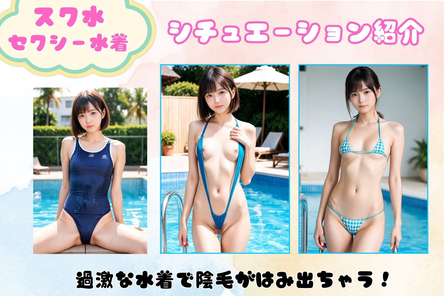 【水泳部】渚みさき！初のえっちな写真集発売！3