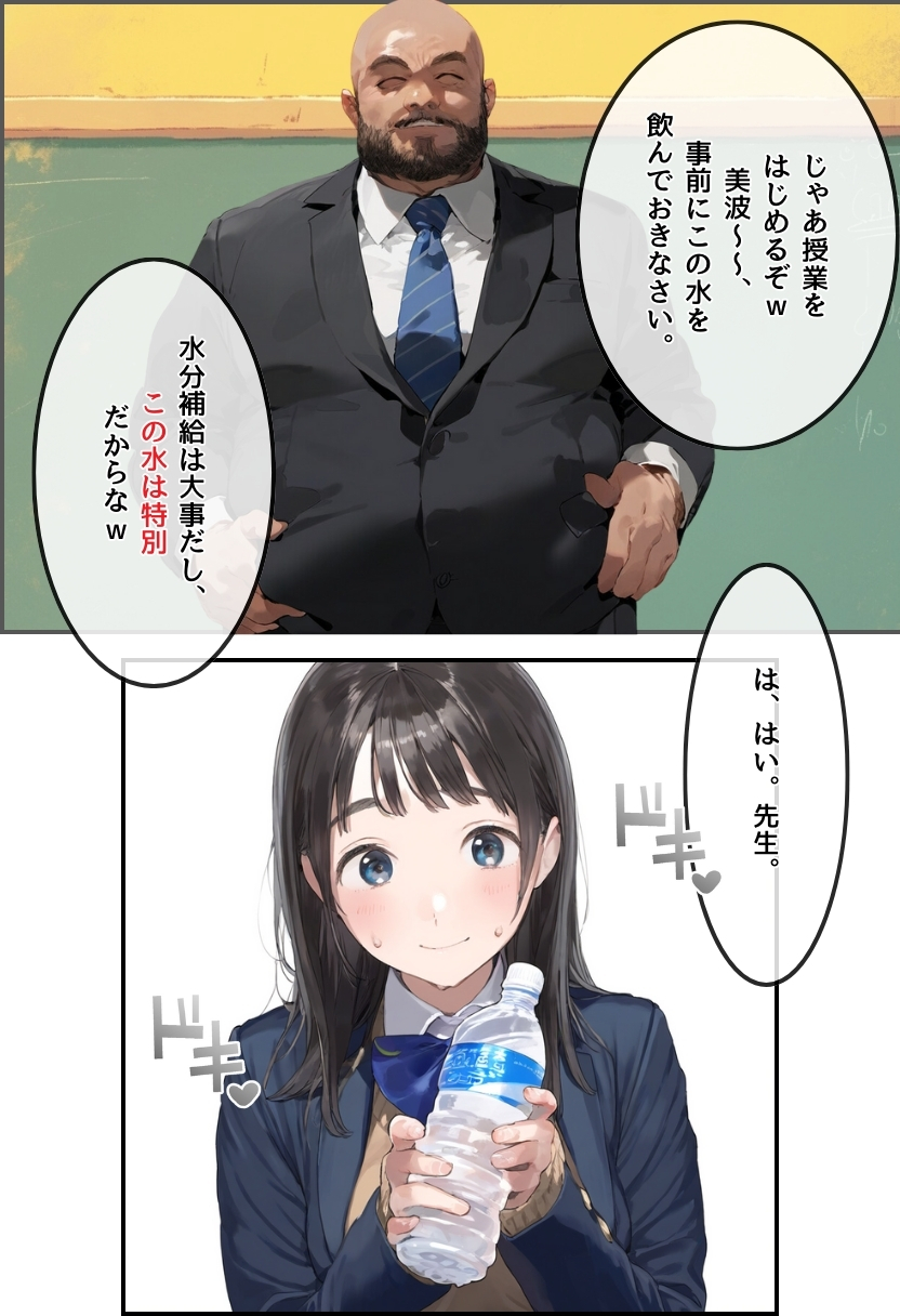 【熱血！種付け先生】少子化対策のため学園一の美少女が種付けおじさんに寝取られた件38