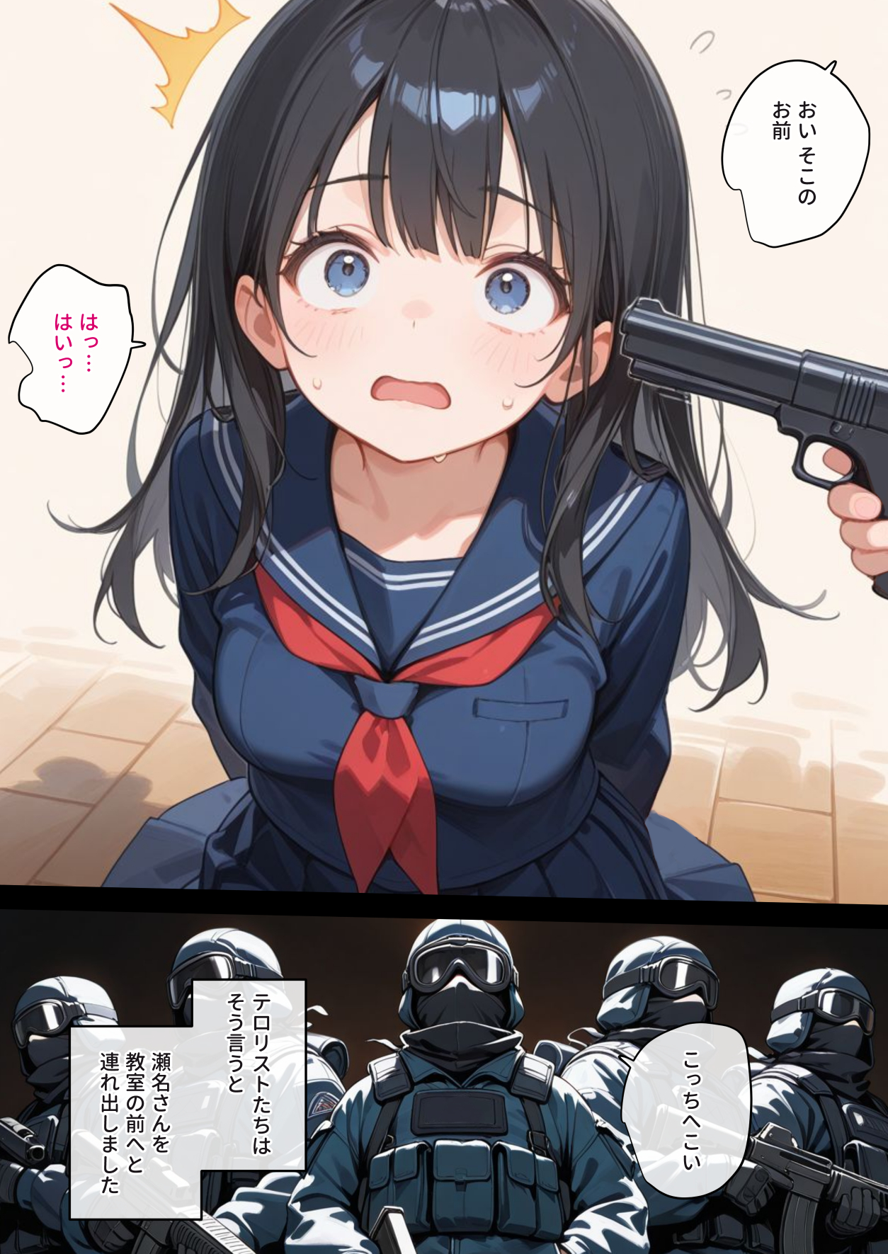 学校を占拠したテロリストがド変態だったら15