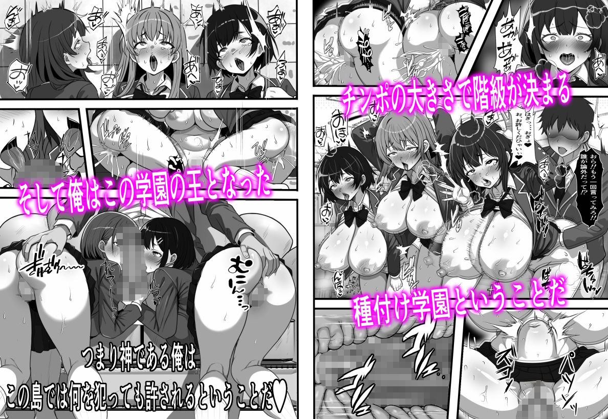 デカチン過ぎて風俗も出禁の俺がチンポの大きさで階級が決まる種付け島に引っ越した結果3