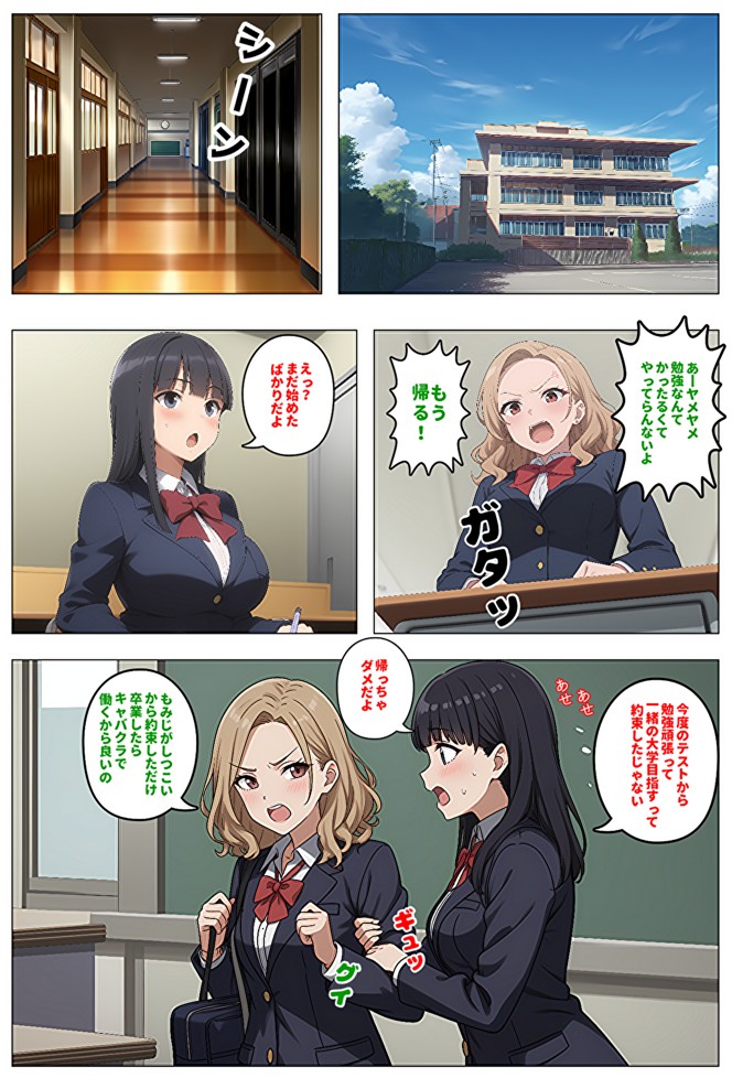 【メッチャエロい作品なので新作セールします】委員長とギャルがセックス勝負を始めたんだが俺が審判をする事になった話12