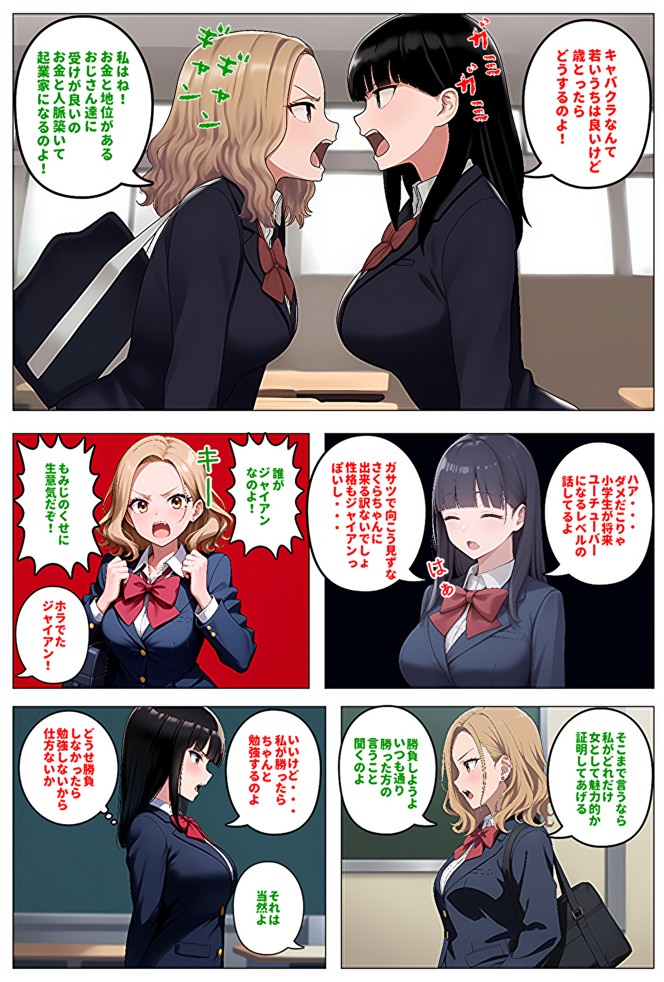 【メッチャエロい作品なので新作セールします】委員長とギャルがセックス勝負を始めたんだが俺が審判をする事になった話13