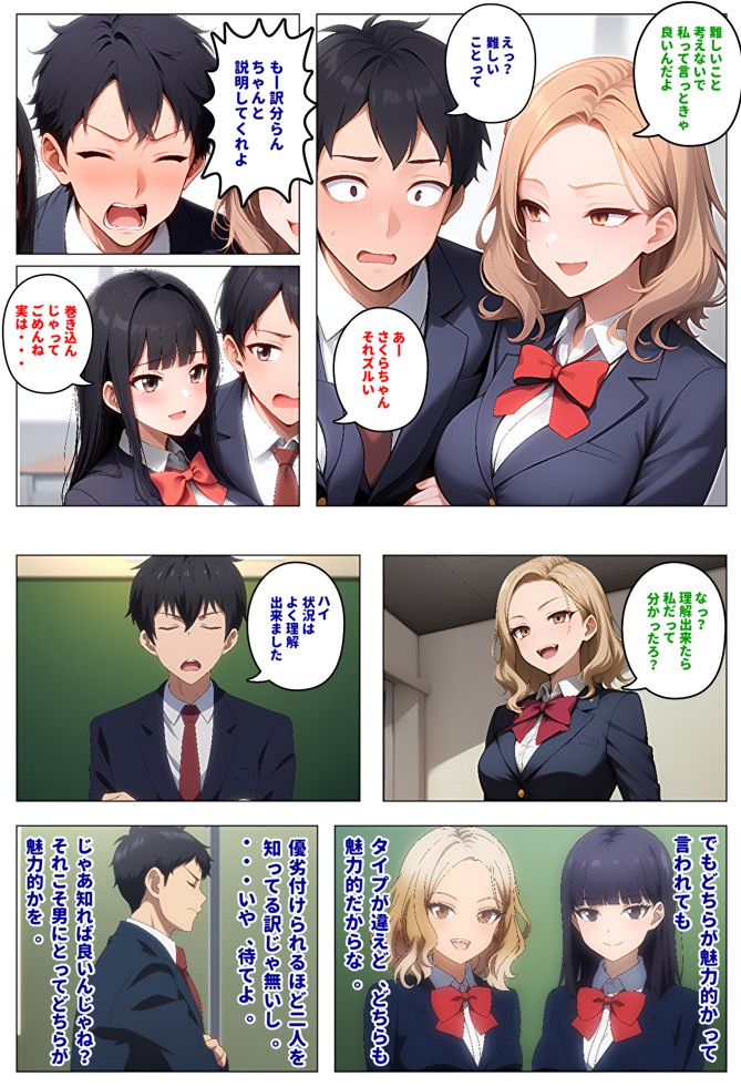 【メッチャエロい作品なので新作セールします】委員長とギャルがセックス勝負を始めたんだが俺が審判をする事になった話15