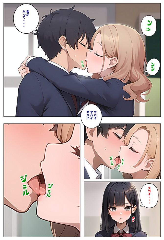 【メッチャエロい作品なので新作セールします】委員長とギャルがセックス勝負を始めたんだが俺が審判をする事になった話21