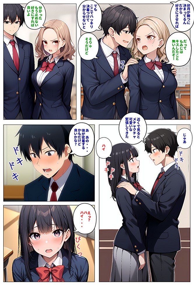 【メッチャエロい作品なので新作セールします】委員長とギャルがセックス勝負を始めたんだが俺が審判をする事になった話25