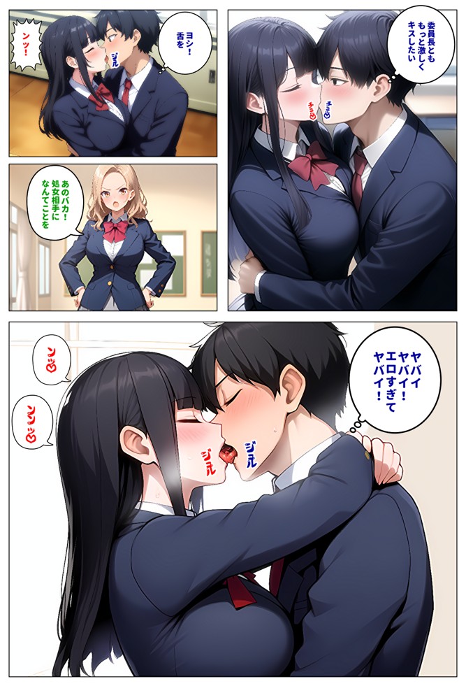 【メッチャエロい作品なので新作セールします】委員長とギャルがセックス勝負を始めたんだが俺が審判をする事になった話28