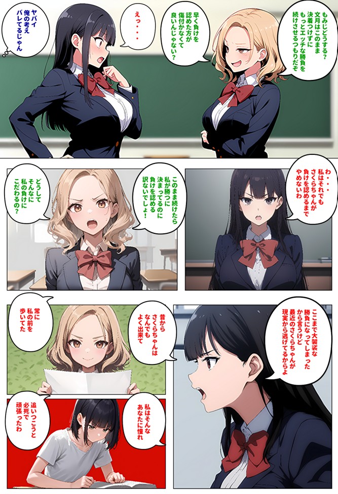 【メッチャエロい作品なので新作セールします】委員長とギャルがセックス勝負を始めたんだが俺が審判をする事になった話34