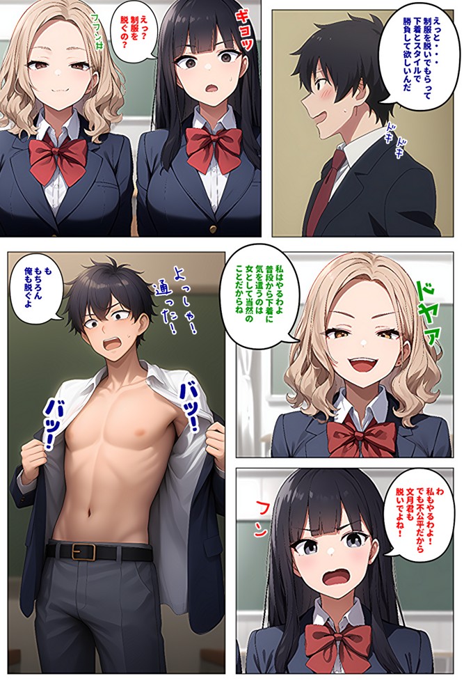 【メッチャエロい作品なので新作セールします】委員長とギャルがセックス勝負を始めたんだが俺が審判をする事になった話36