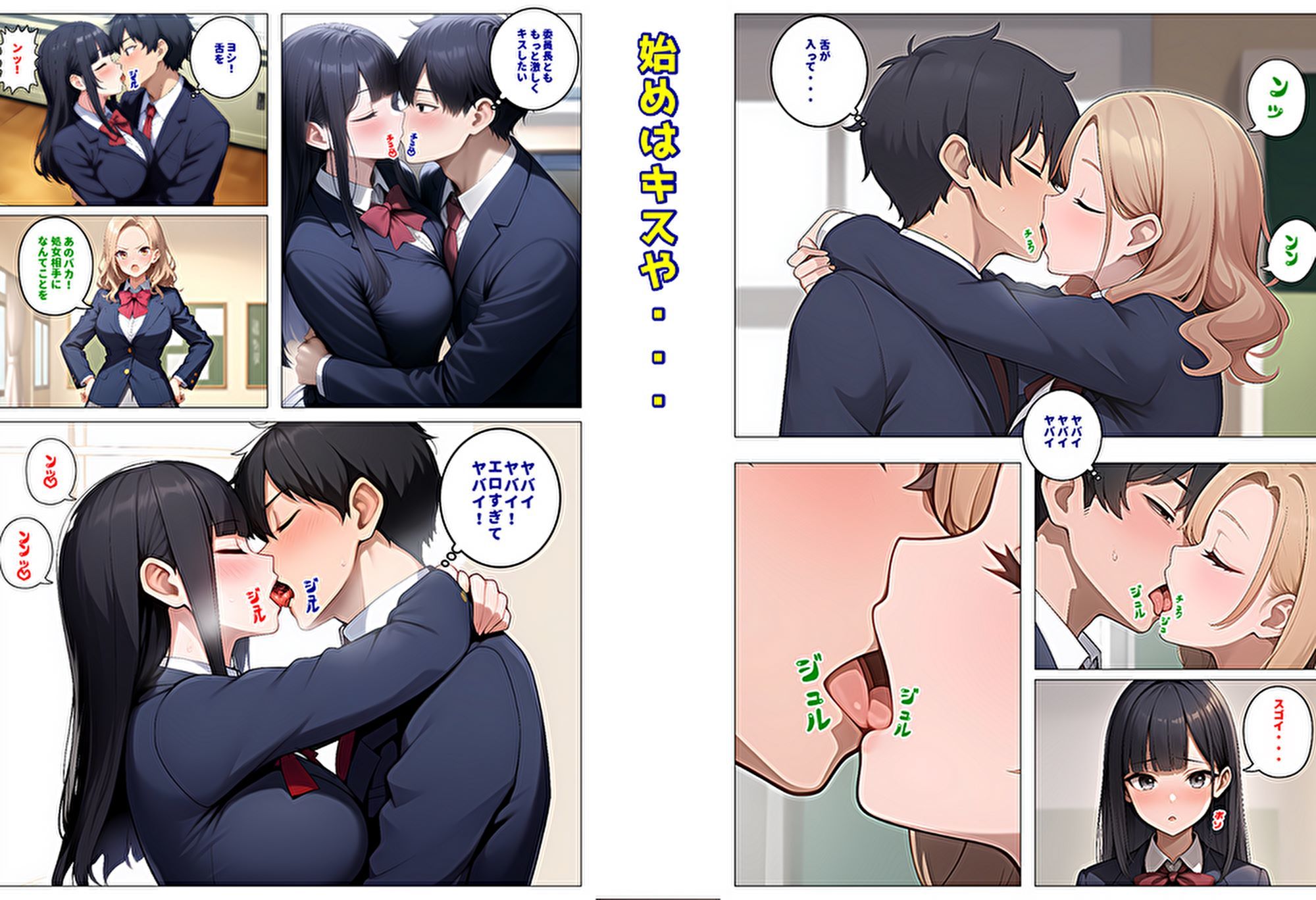 【メッチャエロい作品なので新作セールします】委員長とギャルがセックス勝負を始めたんだが俺が審判をする事になった話5