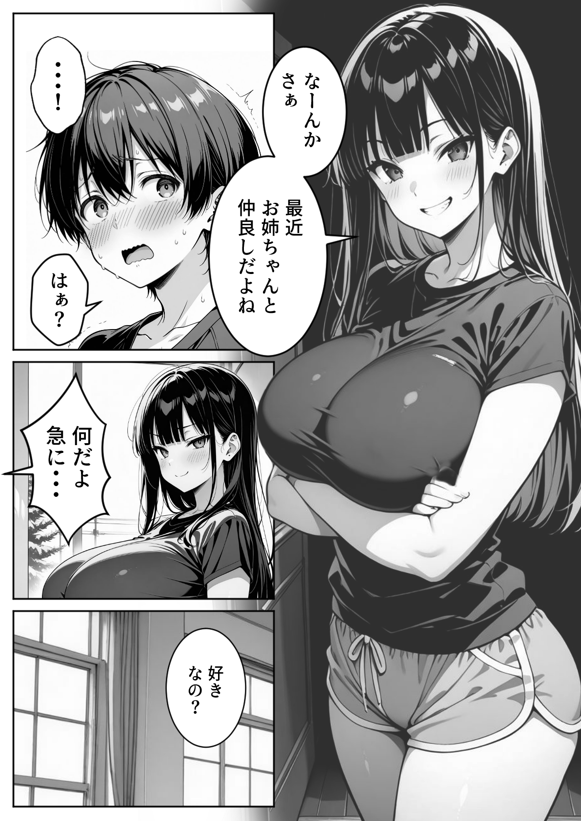 義理のJ◯姉妹とイチャラブ性活26