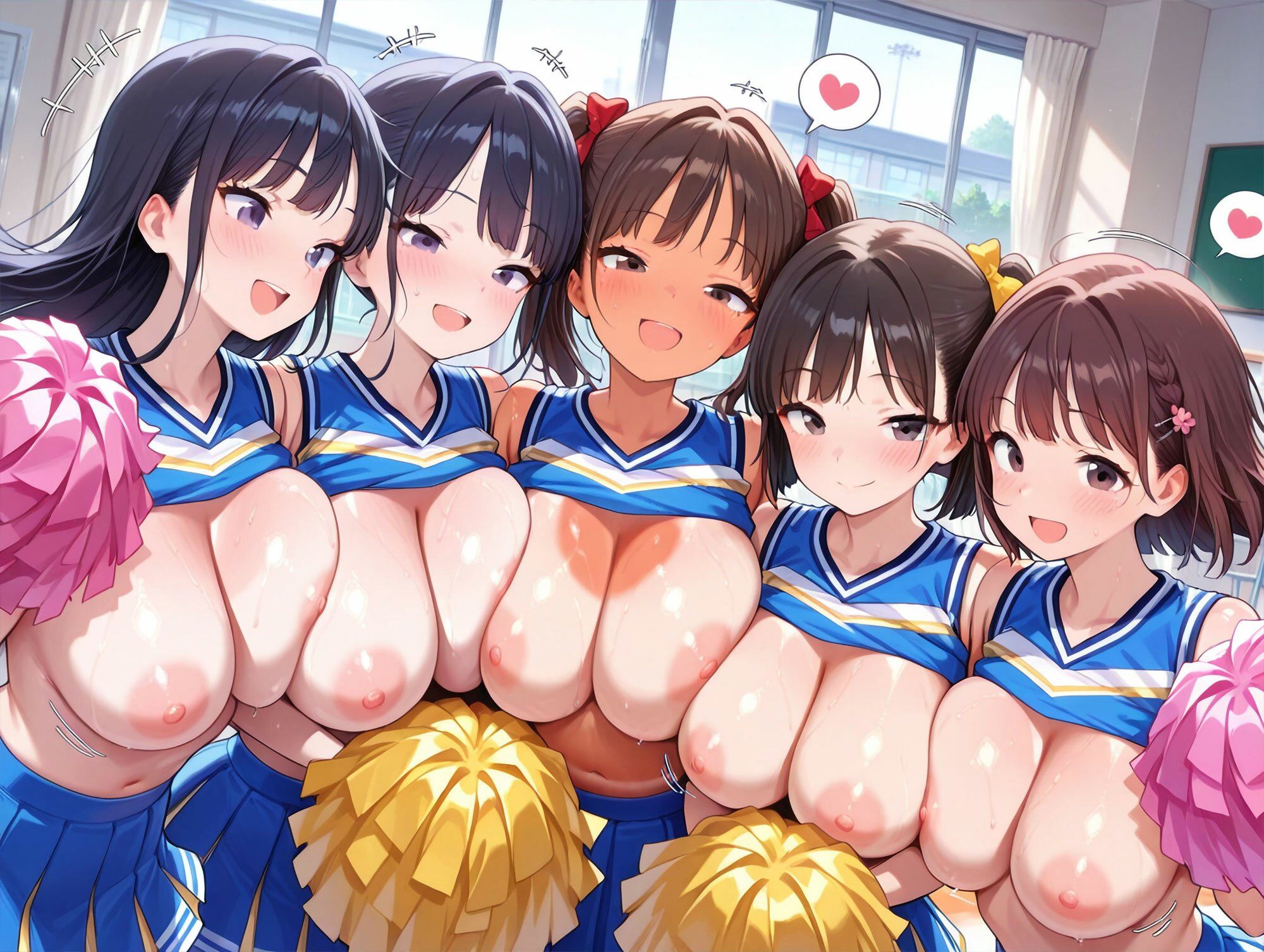 真巨乳ハーレム学園応援部のチア女子日常シーン特別編5