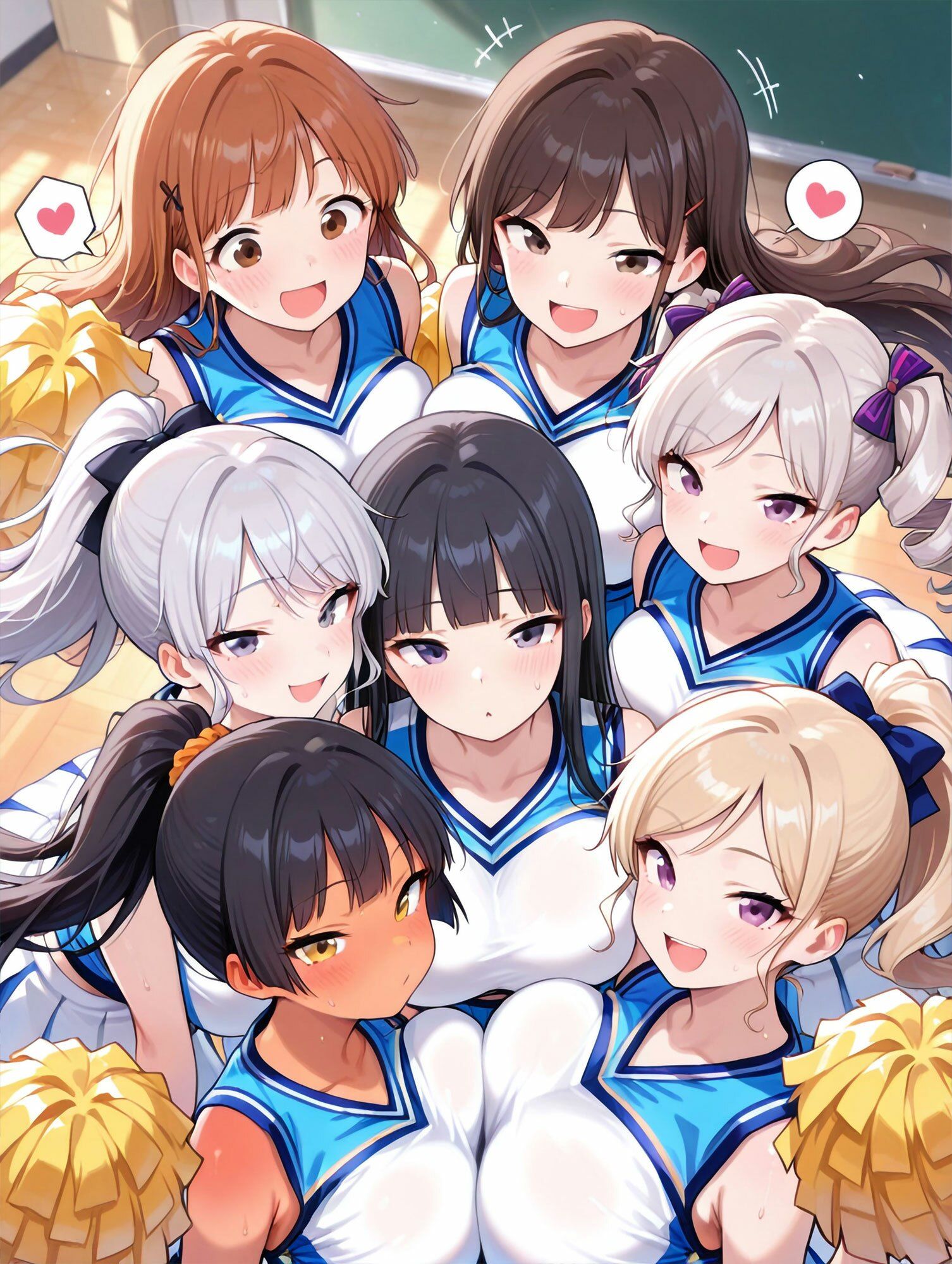 真巨乳ハーレム学園応援部のチア女子日常シーン特別編8