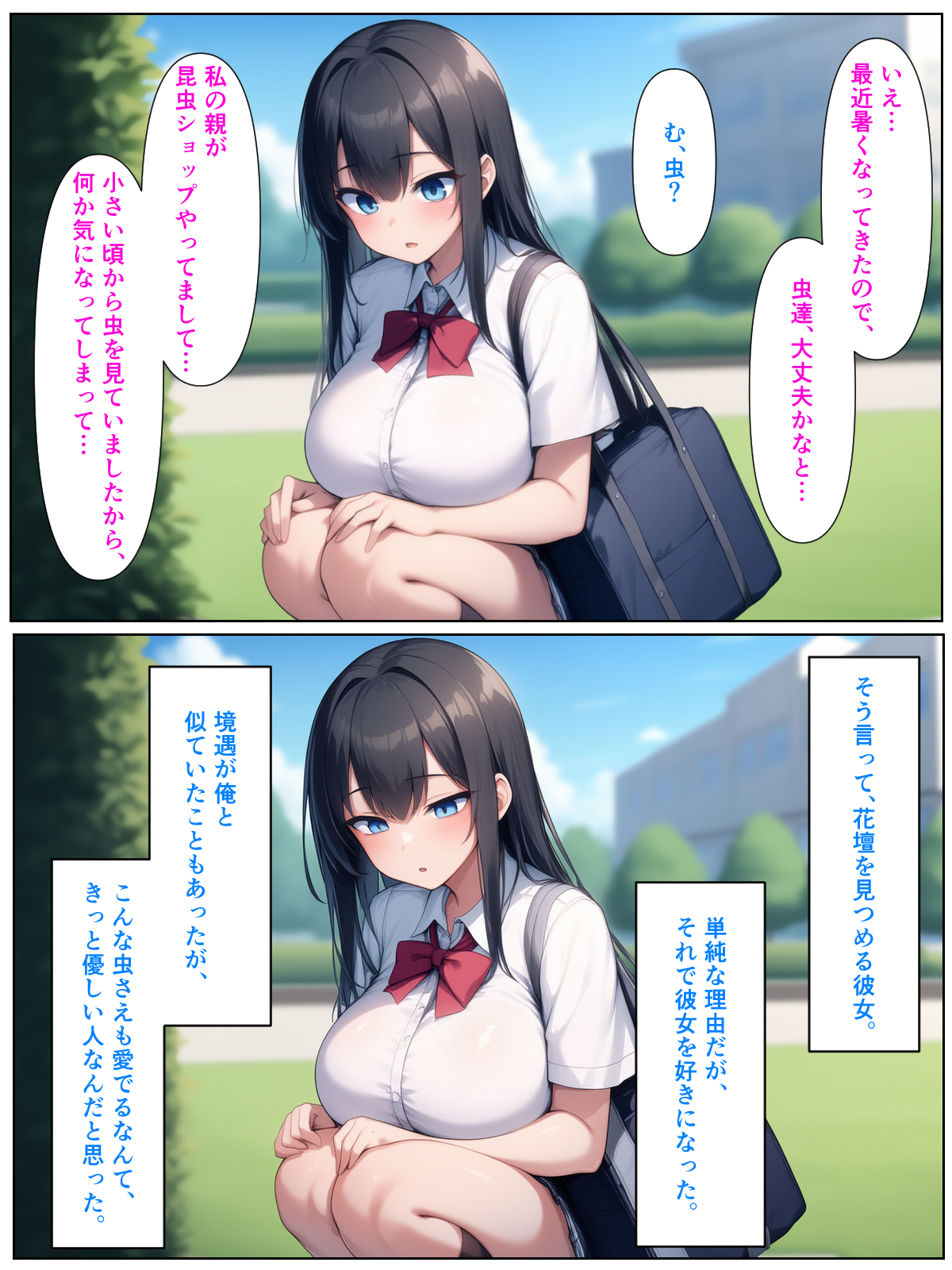 優等生の金髪ツインテの巨乳ギャルさんとラブラブエッチする話10