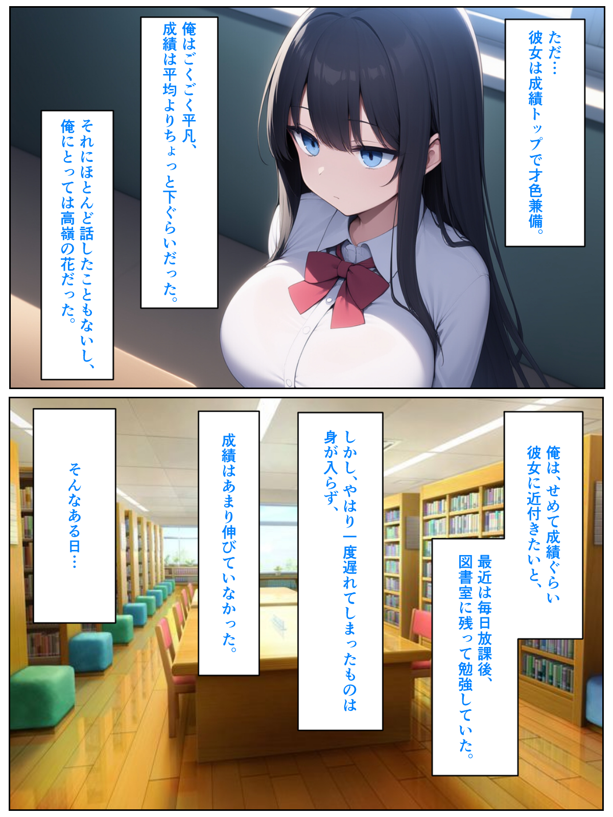 優等生の金髪ツインテの巨乳ギャルさんとラブラブエッチする話11