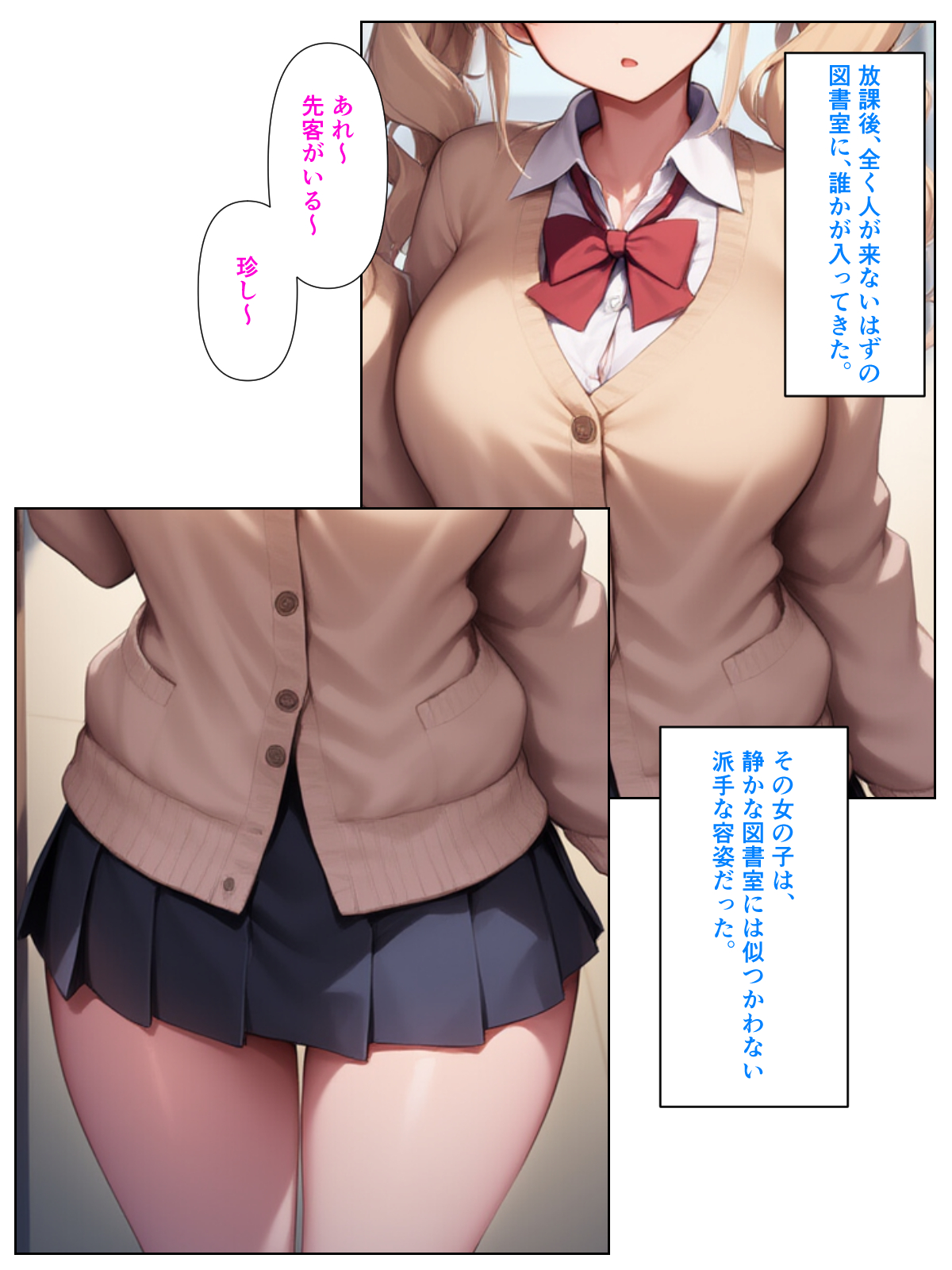 優等生の金髪ツインテの巨乳ギャルさんとラブラブエッチする話12
