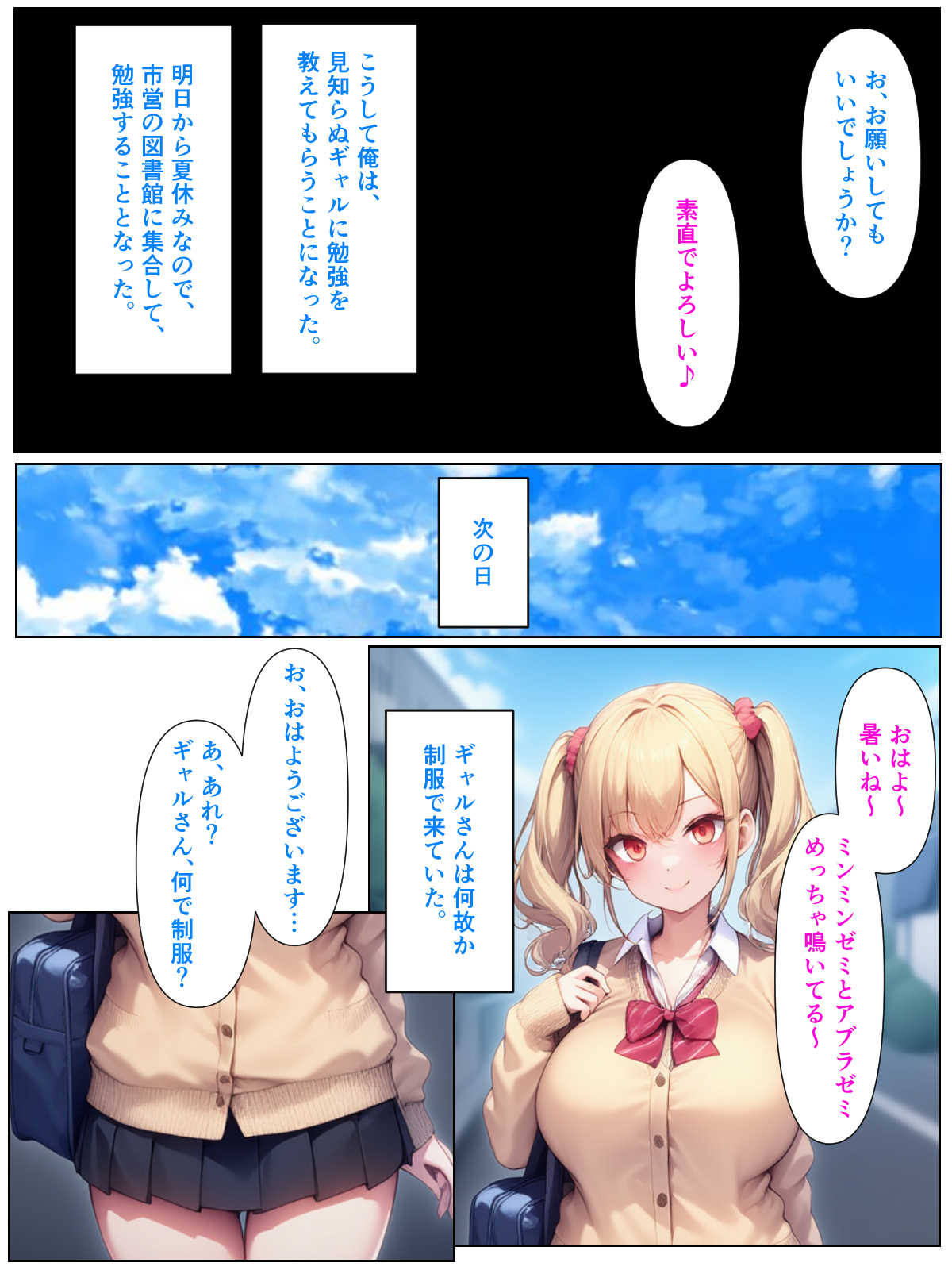 優等生の金髪ツインテの巨乳ギャルさんとラブラブエッチする話18
