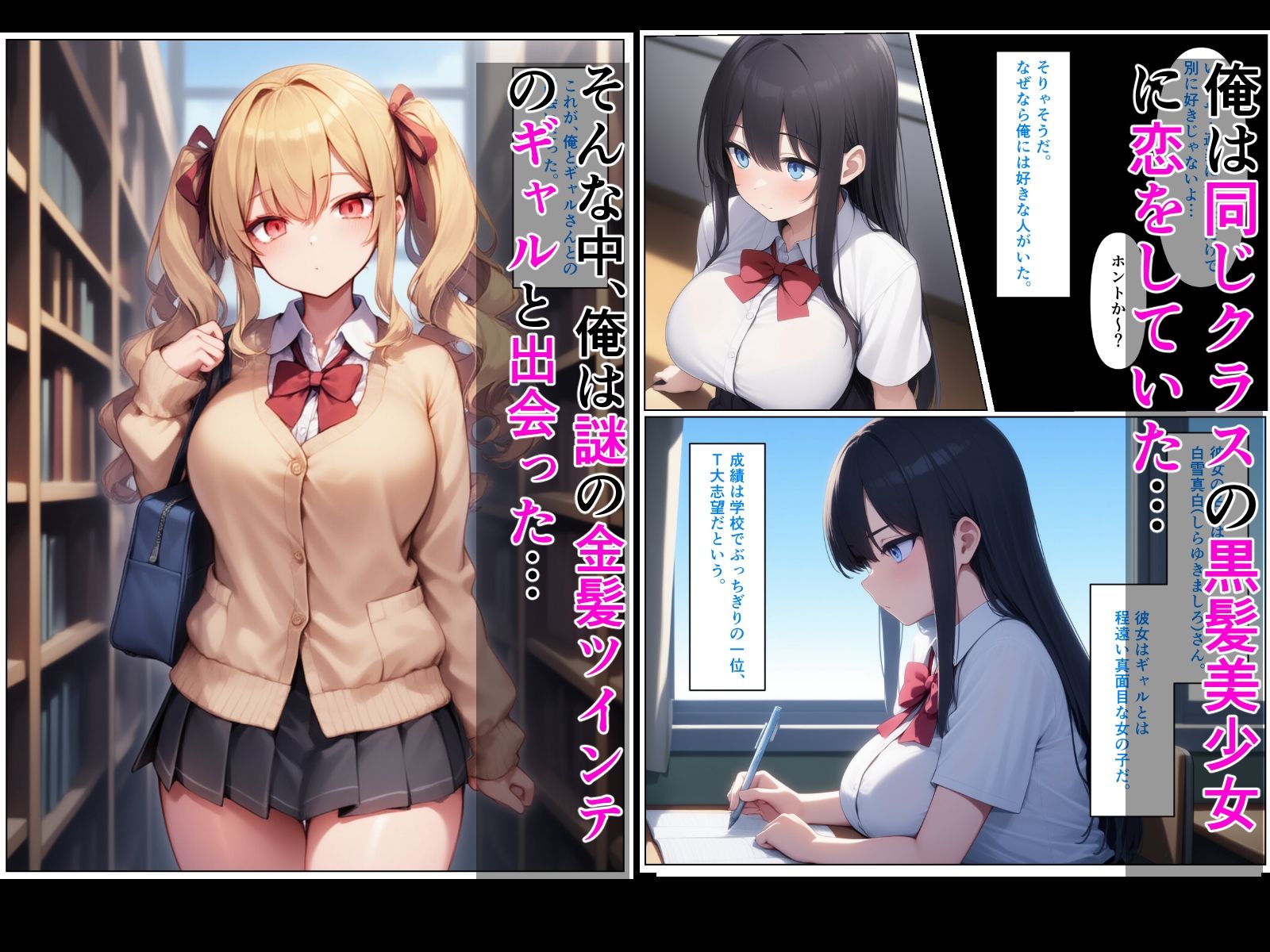 優等生の金髪ツインテの巨乳ギャルさんとラブラブエッチする話2