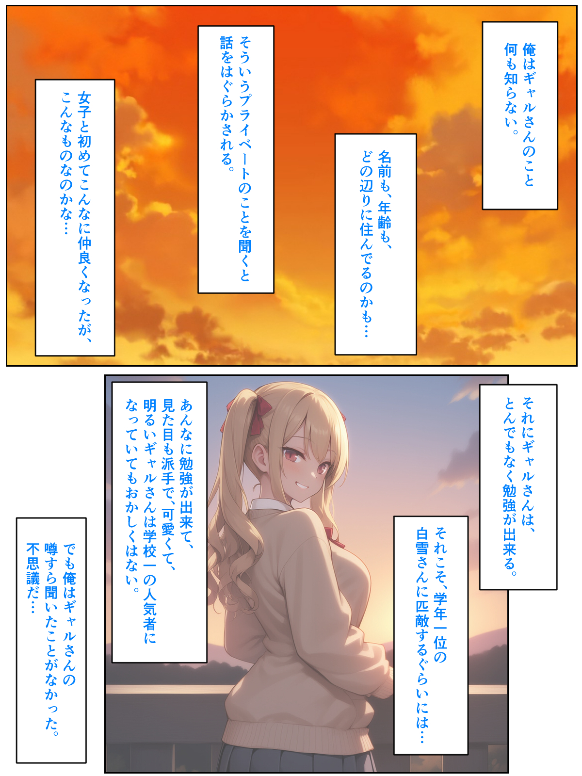 優等生の金髪ツインテの巨乳ギャルさんとラブラブエッチする話28