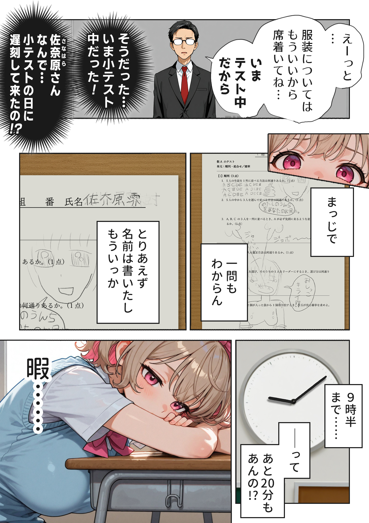 キモおじ⇔JK入れ替わり【2】クラスの男子誰の赤ちゃん孕むかな？18