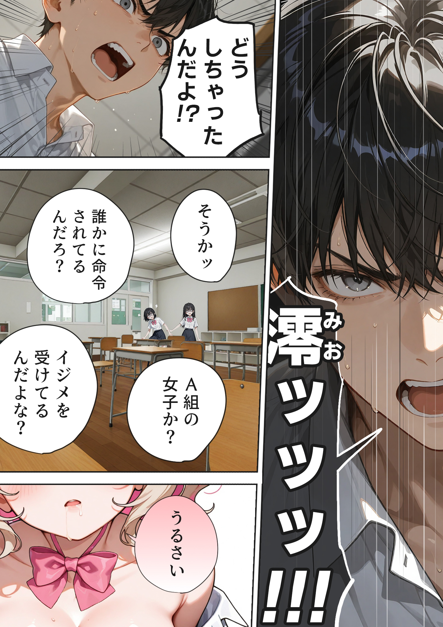 キモおじ⇔JK入れ替わり【2】クラスの男子誰の赤ちゃん孕むかな？34