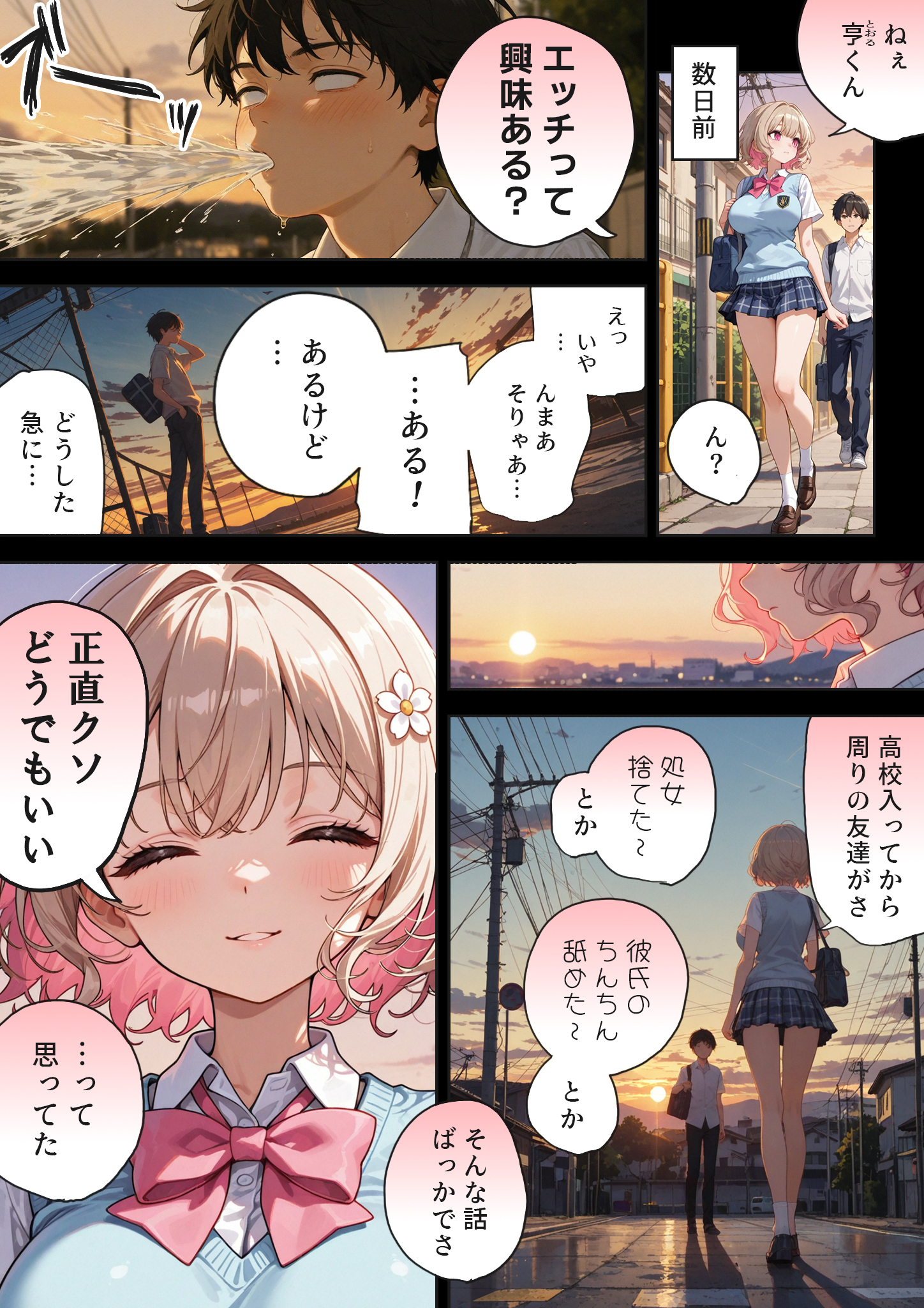 キモおじ⇔JK入れ替わり【2】クラスの男子誰の赤ちゃん孕むかな？37