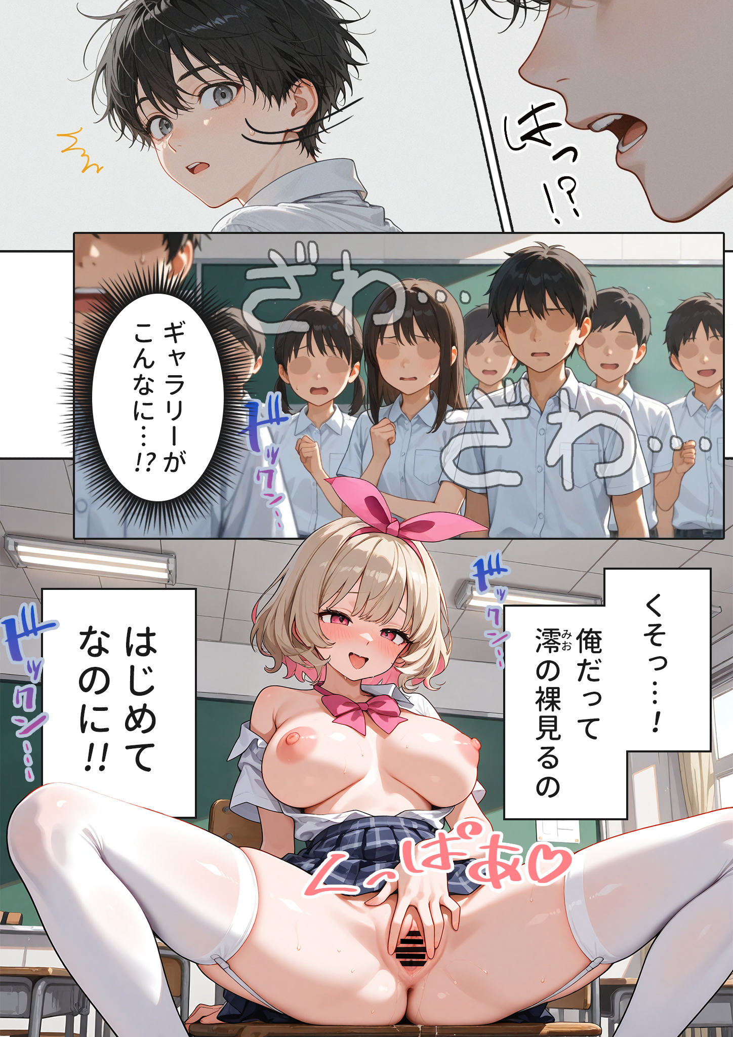 キモおじ⇔JK入れ替わり【2】クラスの男子誰の赤ちゃん孕むかな？43