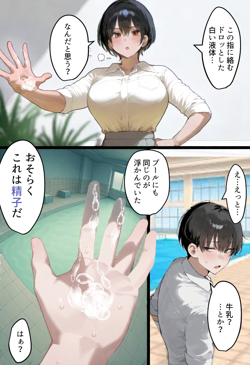 俺の爆乳競泳カノは大会裏で童貞坊主に筆下ろし強要され乳首イキから孕ませSEX漬けにされてた話 【寝取られ精液プール2】20