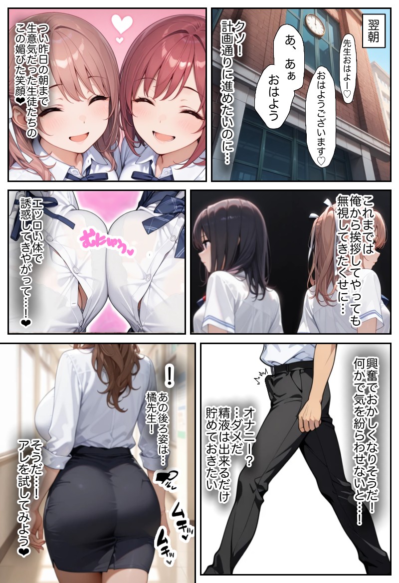 俺しか勃起できない世界 〜Kカップ爆乳陰キャ教え子生オナホ化計画〜31