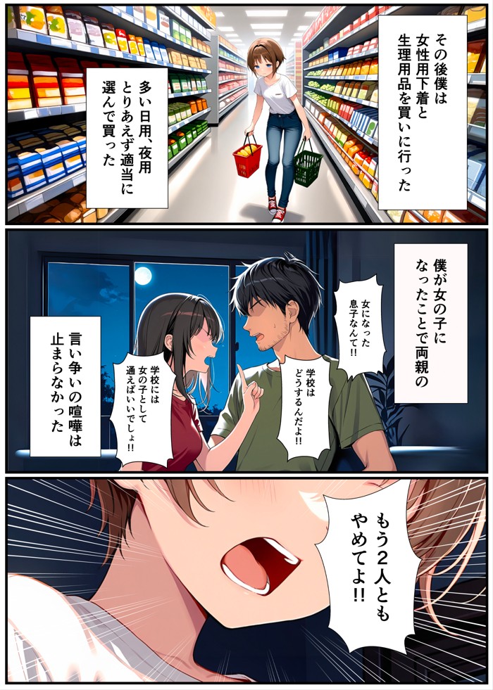 子宮誕生〜女の子になった体でセックスに溺れる学校生活〜15