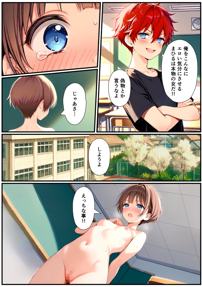 子宮誕生〜女の子になった体でセックスに溺れる学校生活〜36