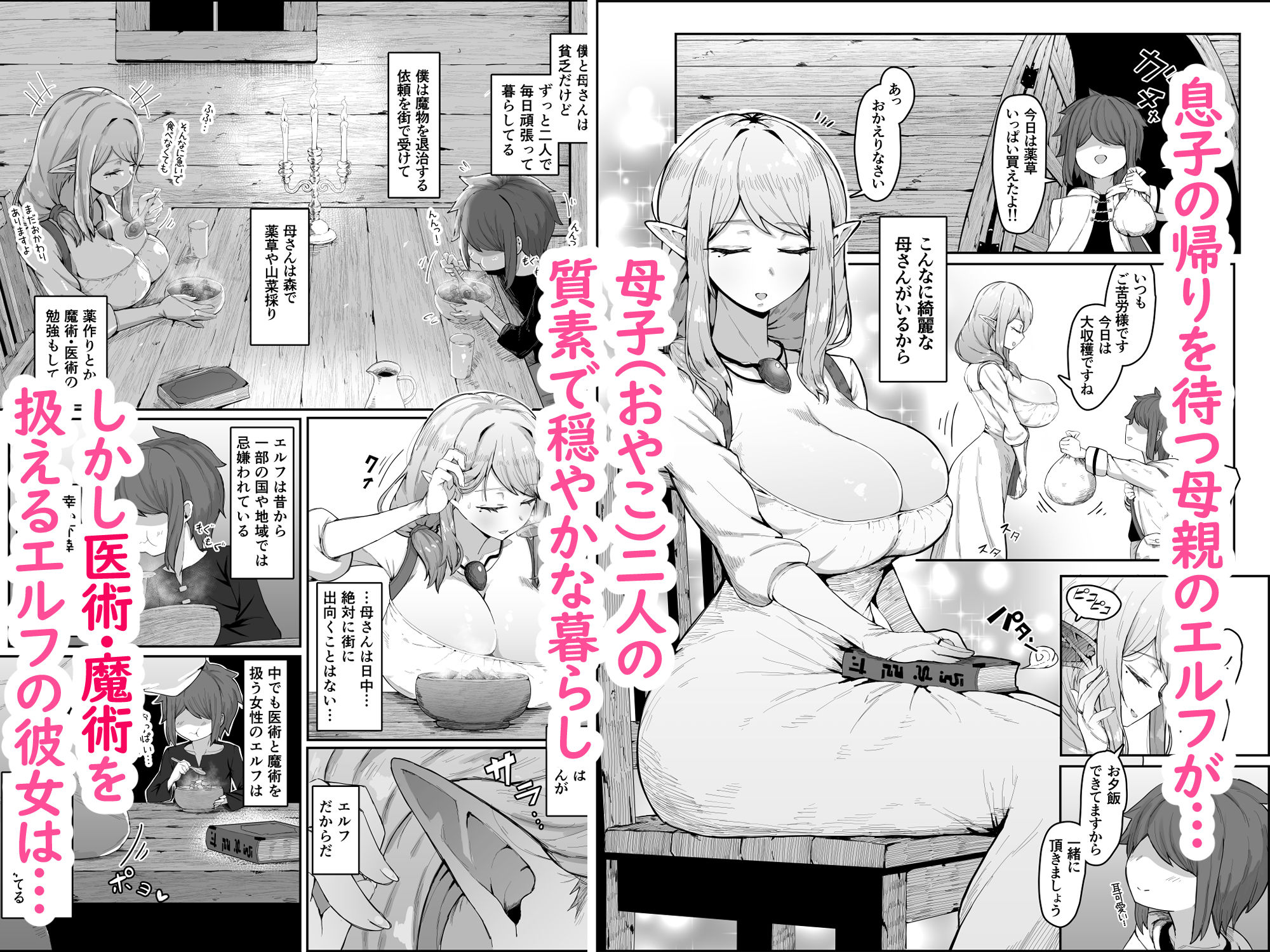 エルフの母と孕むまで3