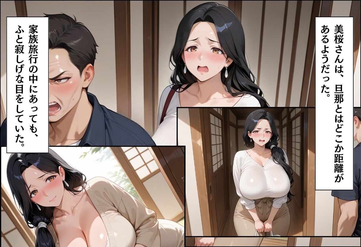 人妻キラーの俺が友達の爆乳ママを中出しで落とす話 〜温泉旅行編〜4