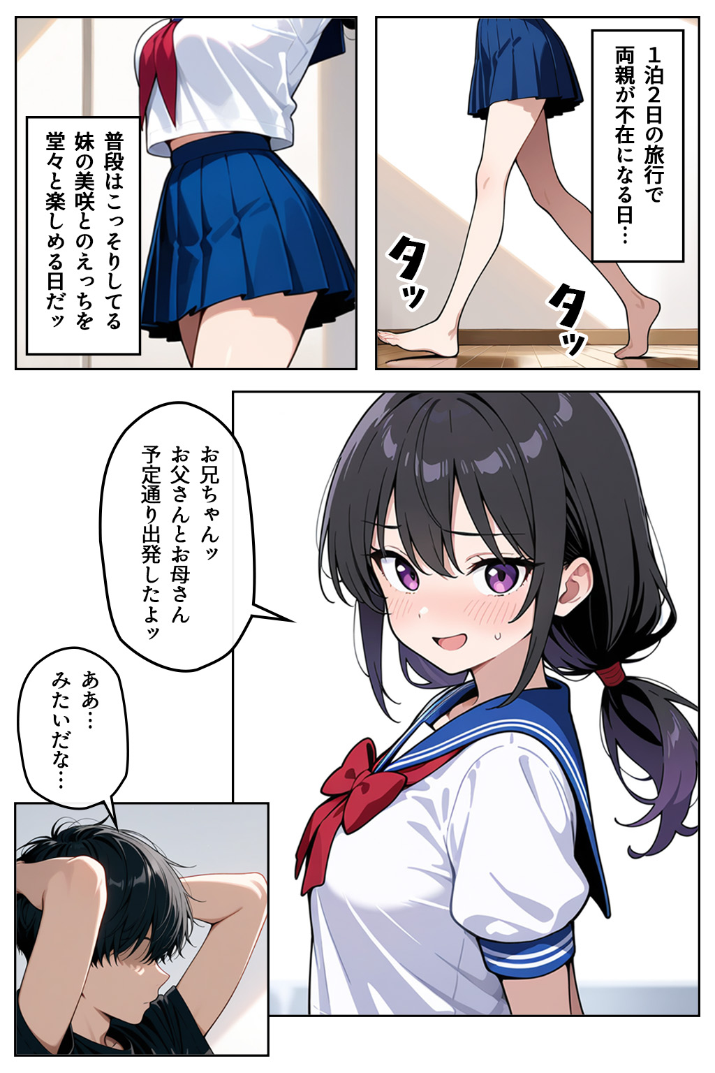  妹と両親不在を満喫した話8
