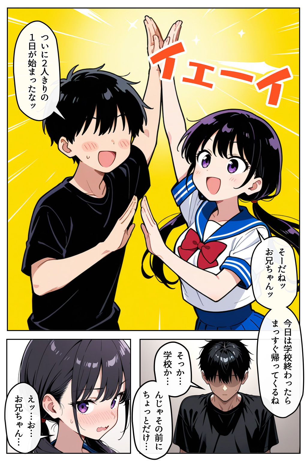  妹と両親不在を満喫した話9