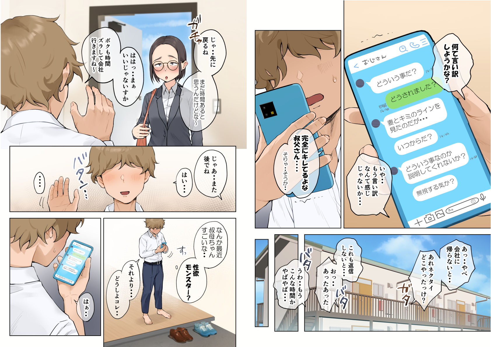 熟女の叔母さんにカワイイを連呼しちゃうヤバい甥っ子の話2.55