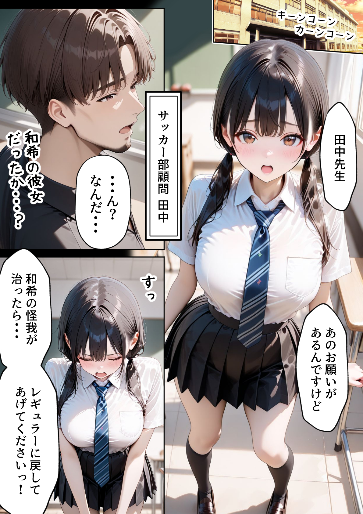 クズ教師に寝取られた巨乳J◯ 〜完堕ちセックス〜21