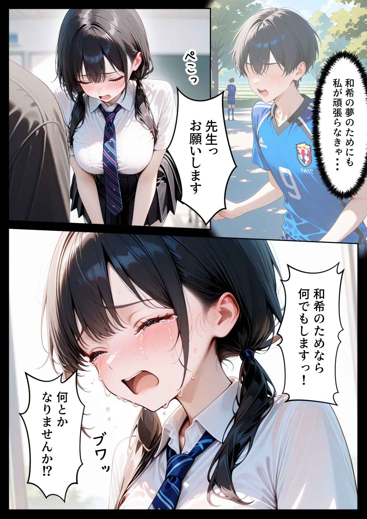 クズ教師に寝取られた巨乳J◯ 〜完堕ちセックス〜23